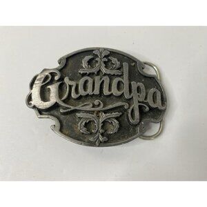 Vintage Siskiyou Buckle Grandpa Belt Buckle 1988 Made in the USA